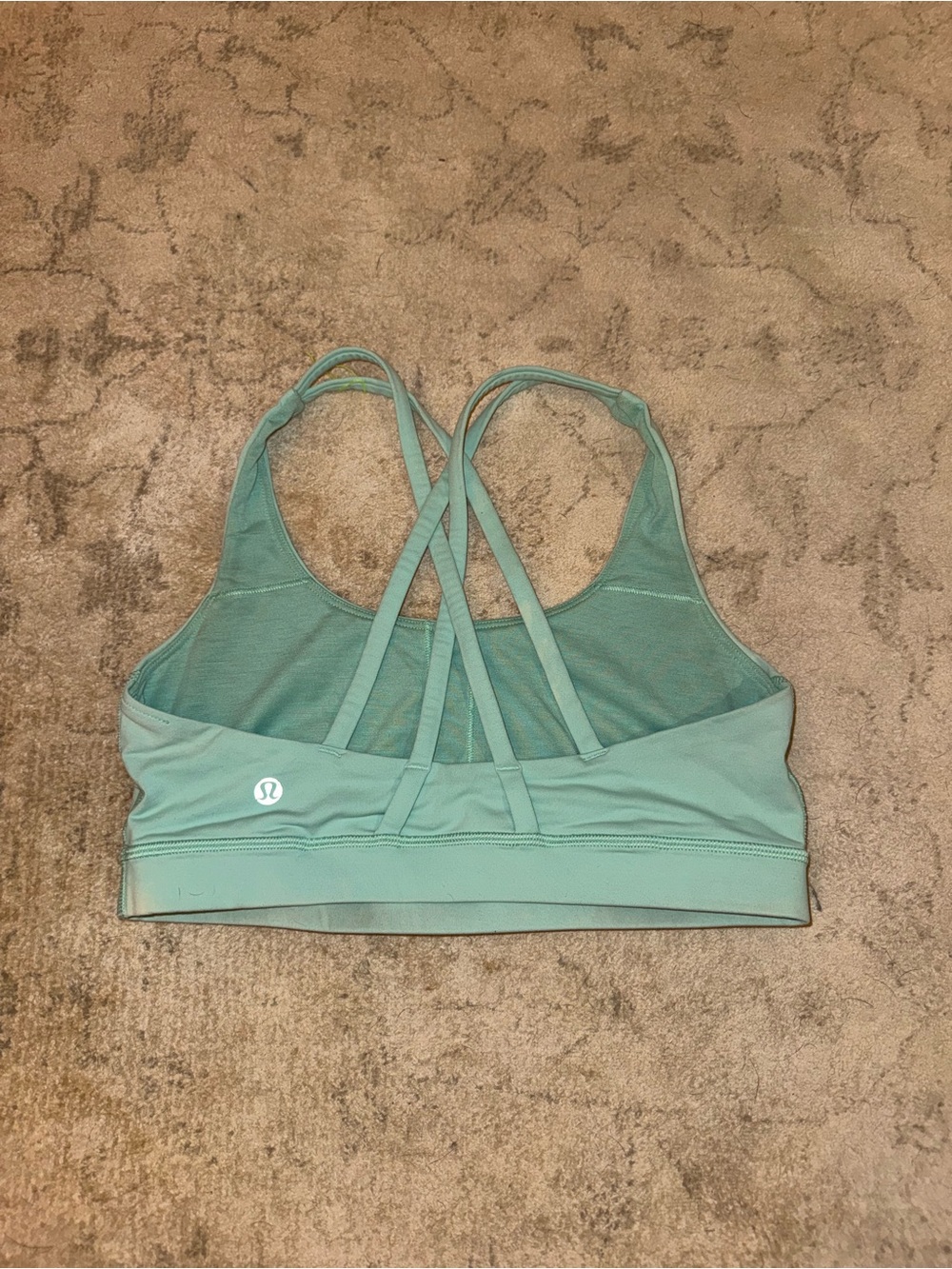 lululemon athletica Seafoam Green Crossback Sports Bra